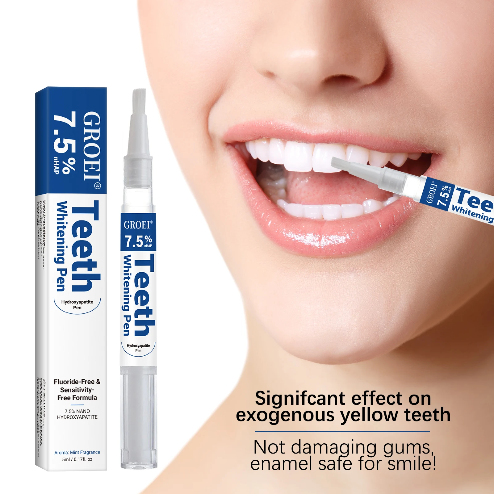 Teeth Whitening Pens - Гидроксипатитовая ручка для отбеливания зубов, ослепительная